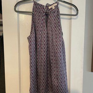 Etcetera Silk Patterned Tank (Size 10)